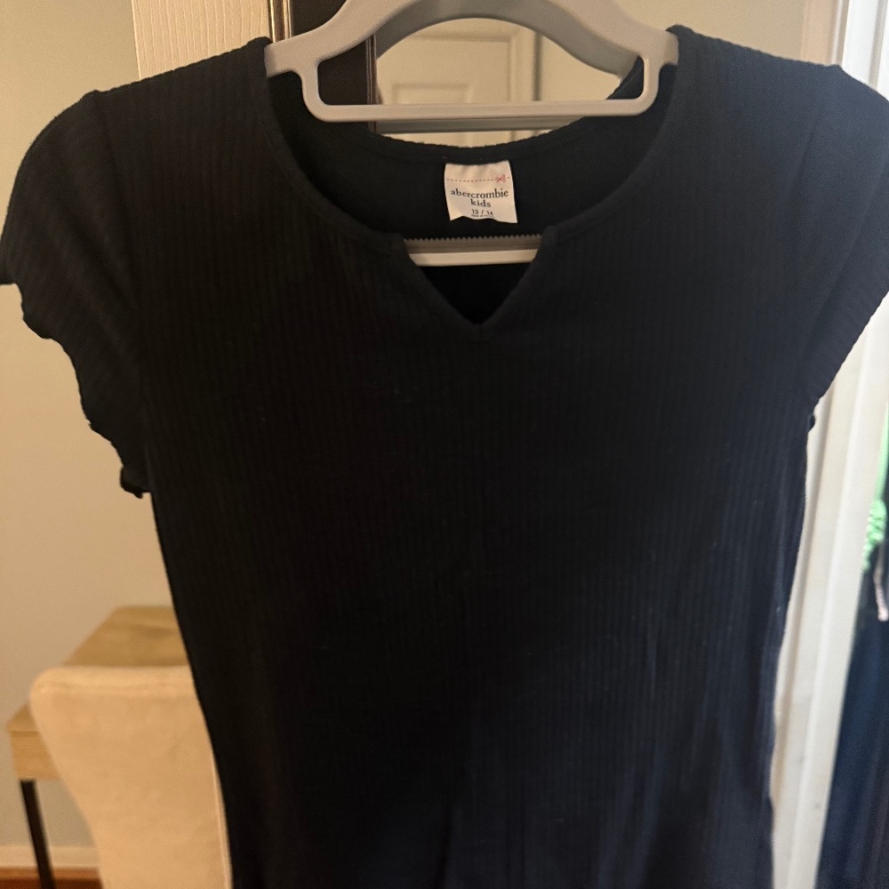Abercrombie kids black shirt